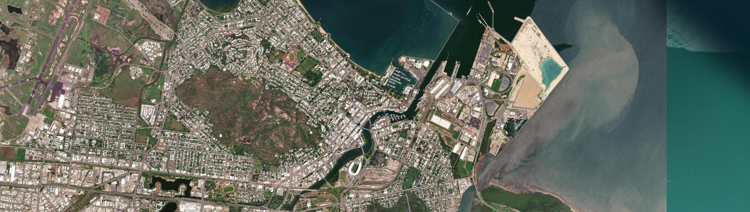 Aerial view of Townsville City, QLD