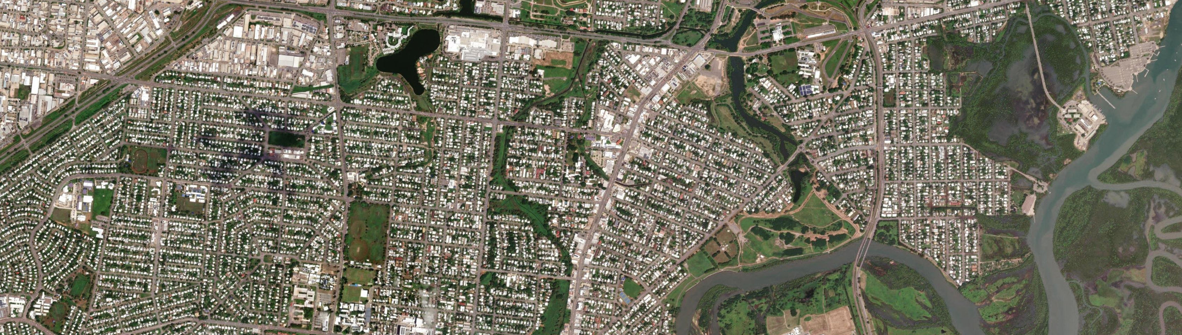 Aerial view of Hyde Park (Qld), QLD