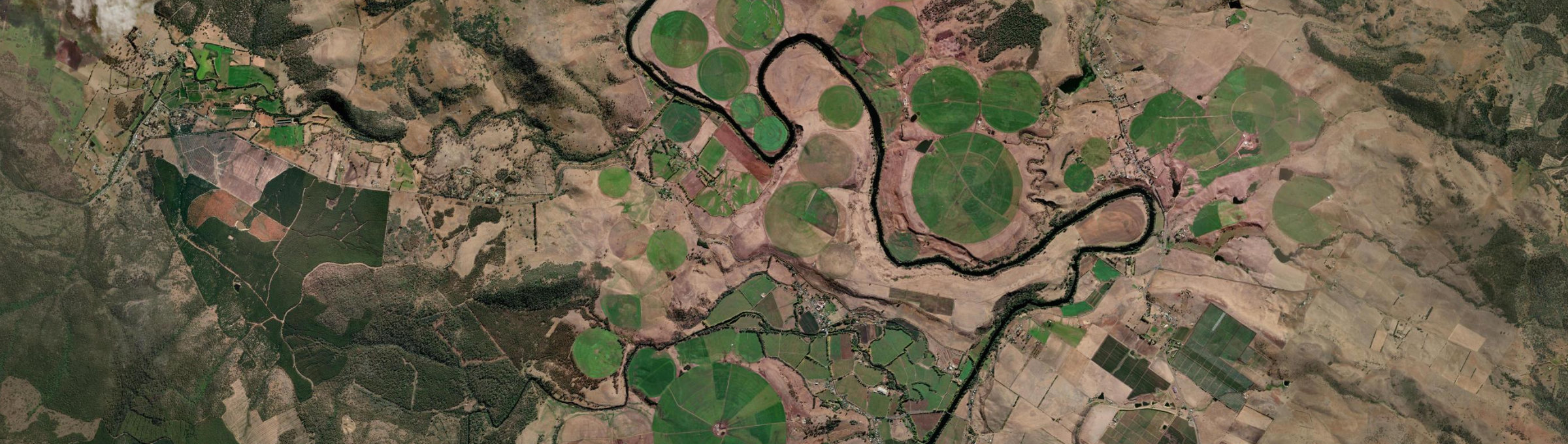 Aerial view of Glenora, TAS