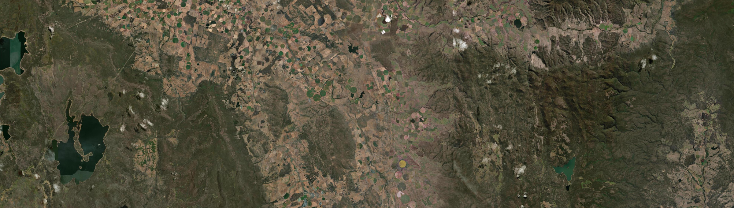 Aerial view of Campbell Town, TAS