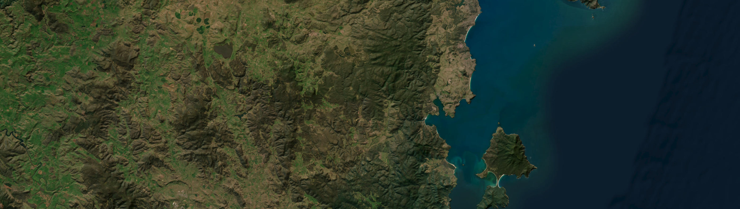 Aerial view of Buckland (Tas.), TAS