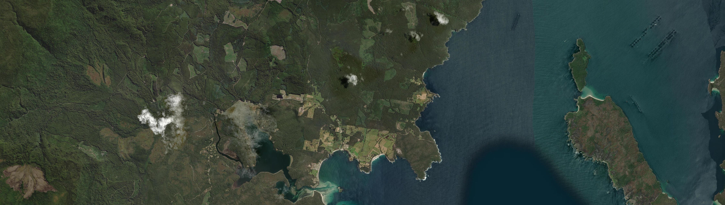 Aerial view of Southport (Tas.), TAS