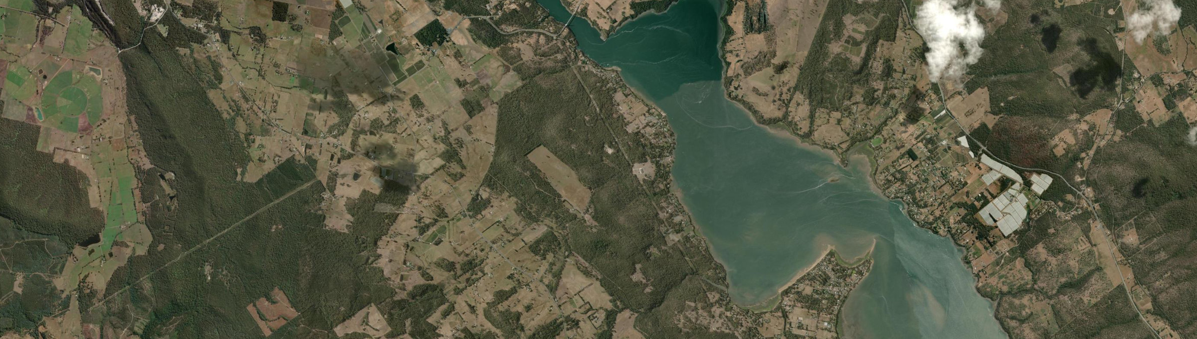 Aerial view of Deviot, TAS