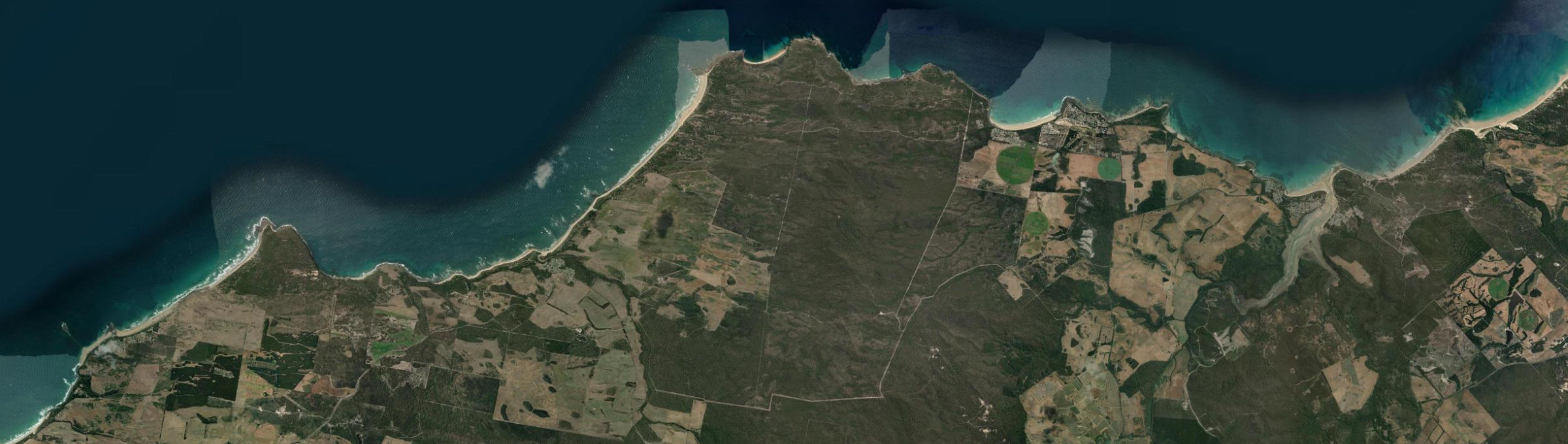 Aerial view of Stony Head, TAS