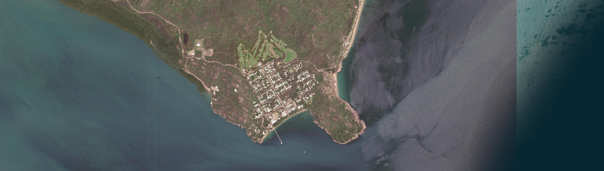 Aerial view of Picnic Bay, QLD