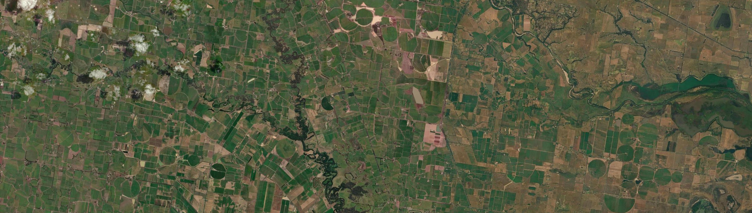 Aerial view of Bundalaguah, VIC