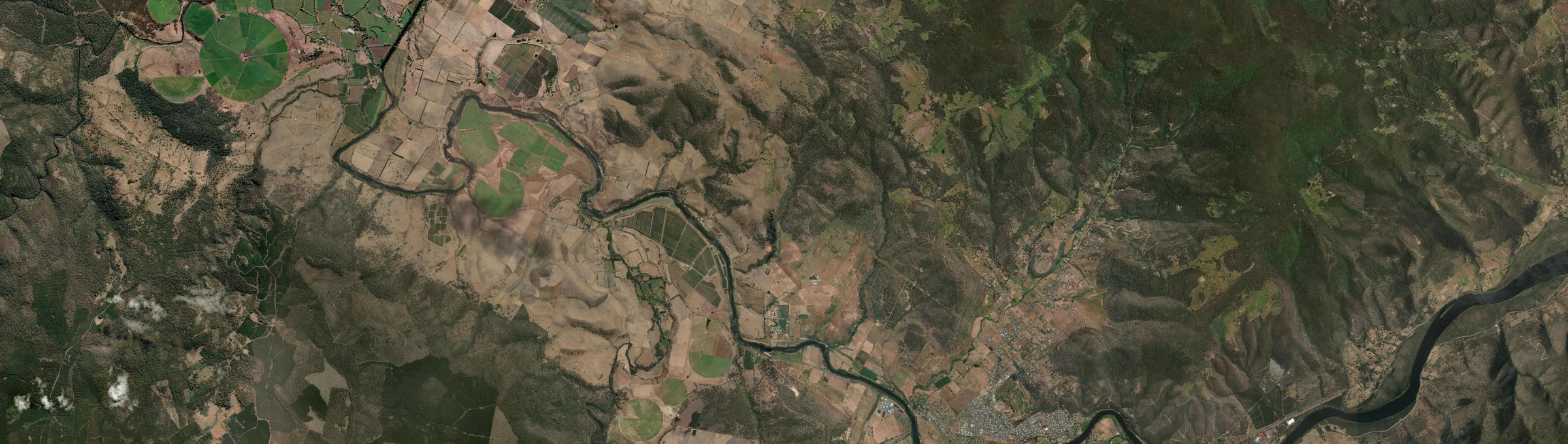 Aerial view of Hayes, TAS