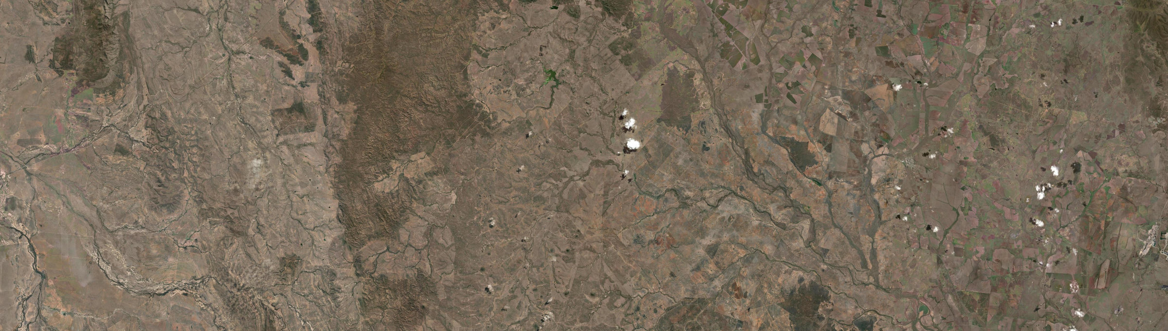 Aerial view of Theresa Creek (Qld), QLD