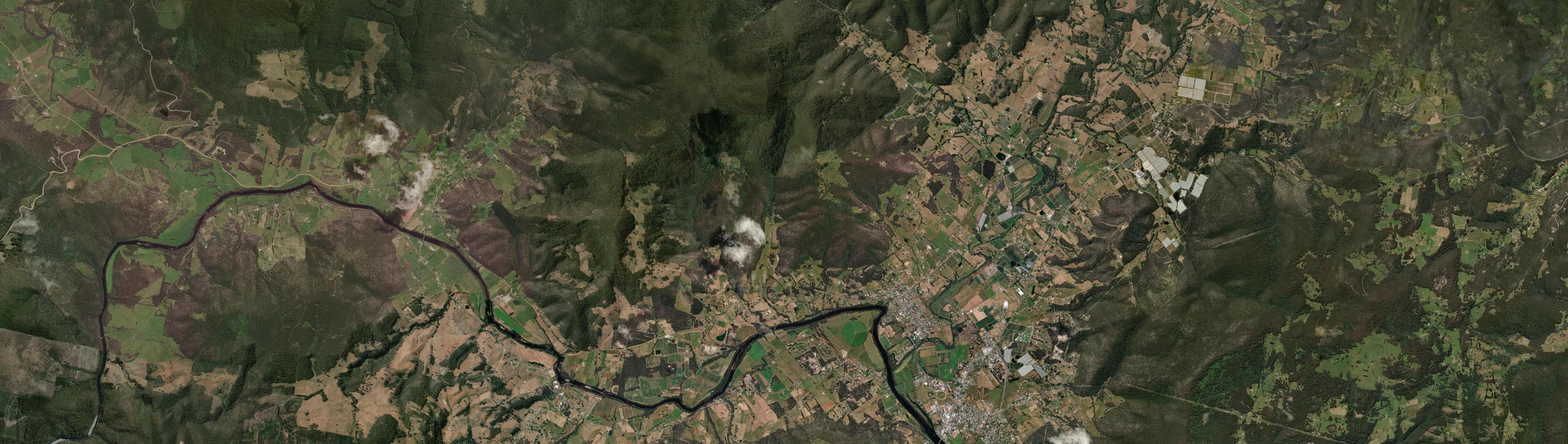 Aerial view of Ranelagh, TAS