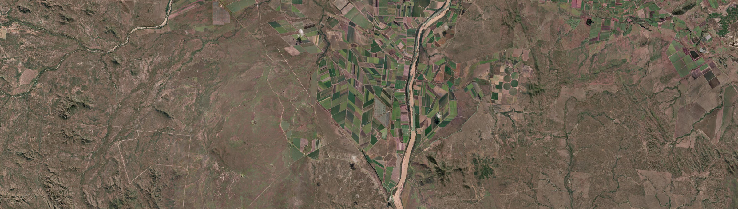 Aerial view of Clare (Qld), QLD