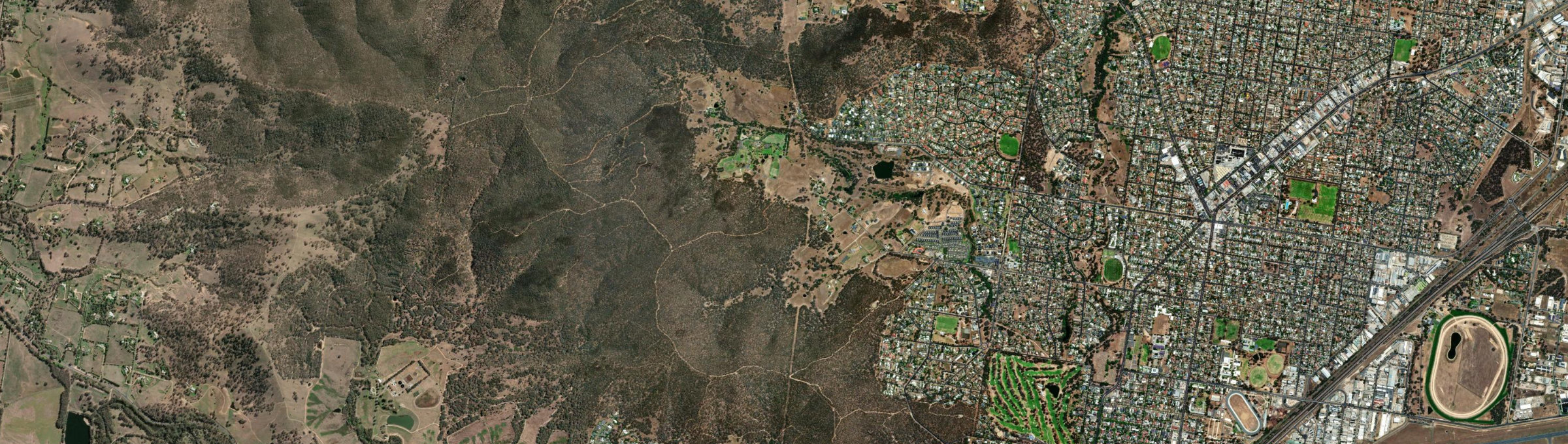 Aerial view of Glenroy (Albury - NSW), NSW