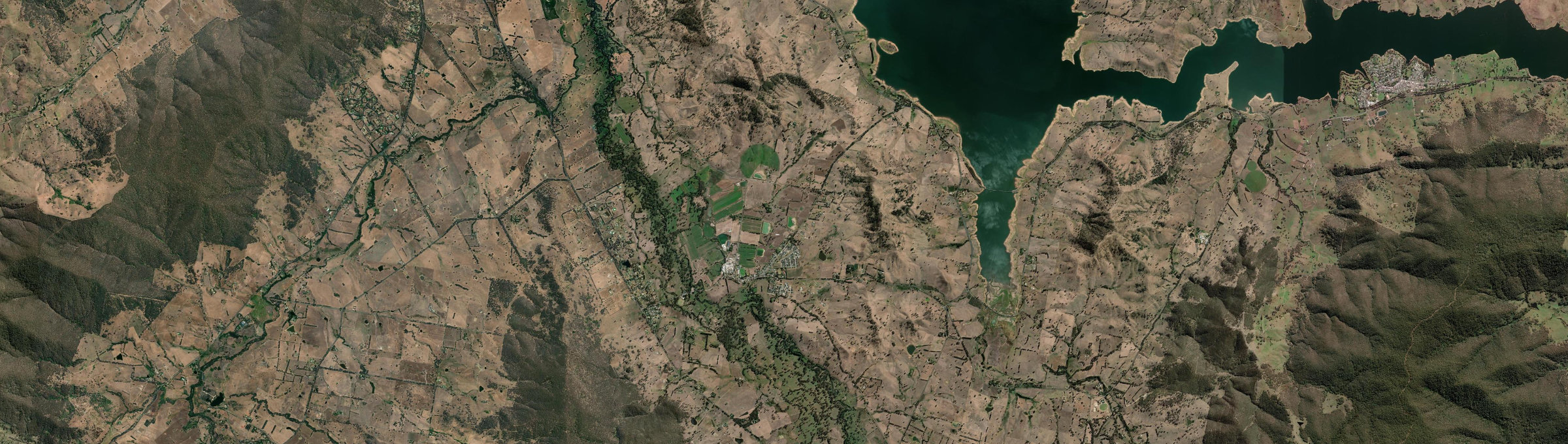 Aerial view of Tangambalanga, VIC
