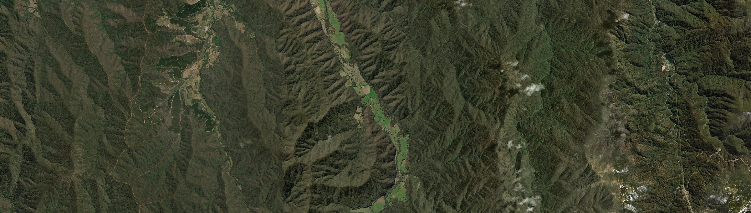 Aerial view of Smoko, VIC