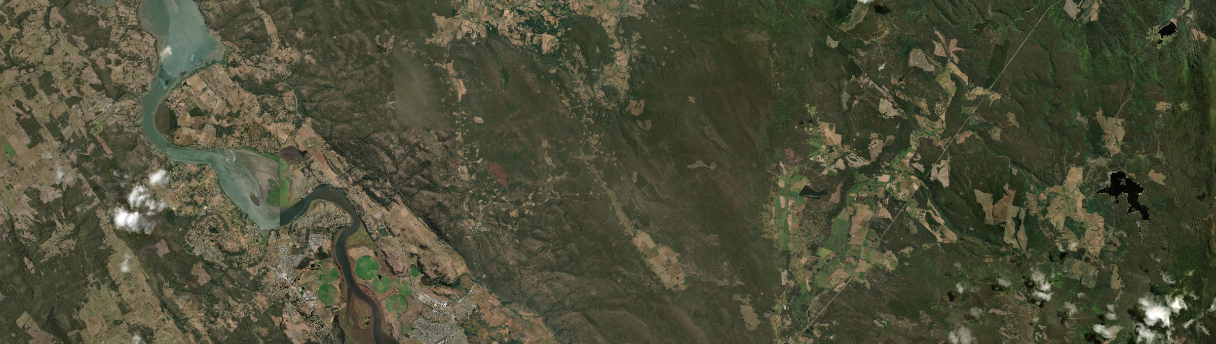 Aerial view of Underwood (Tas.), TAS