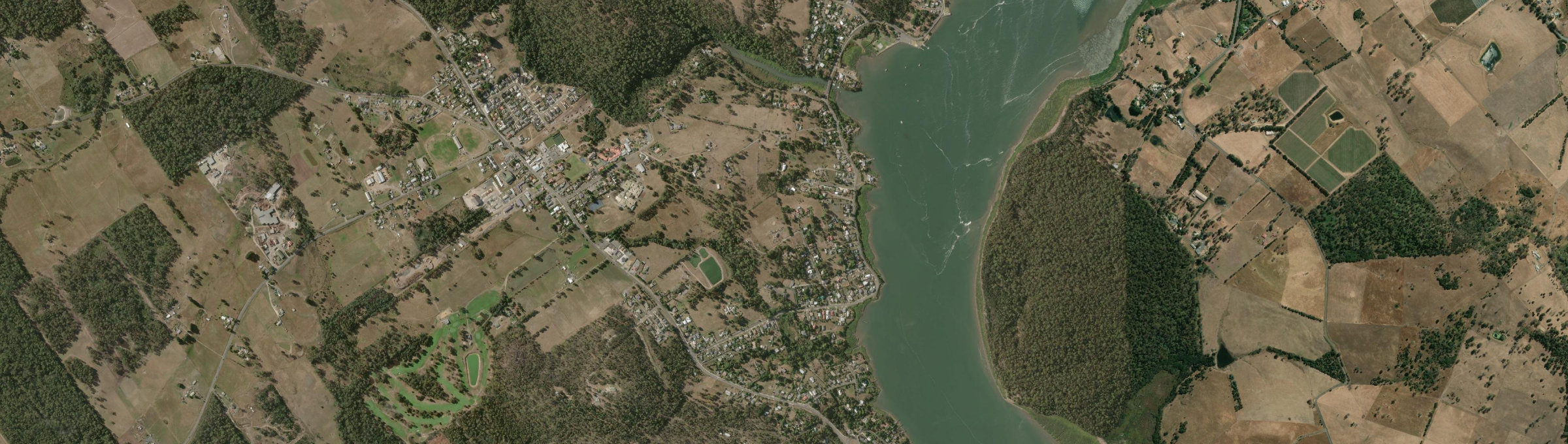 Aerial view of Blackwall (Tas.), TAS