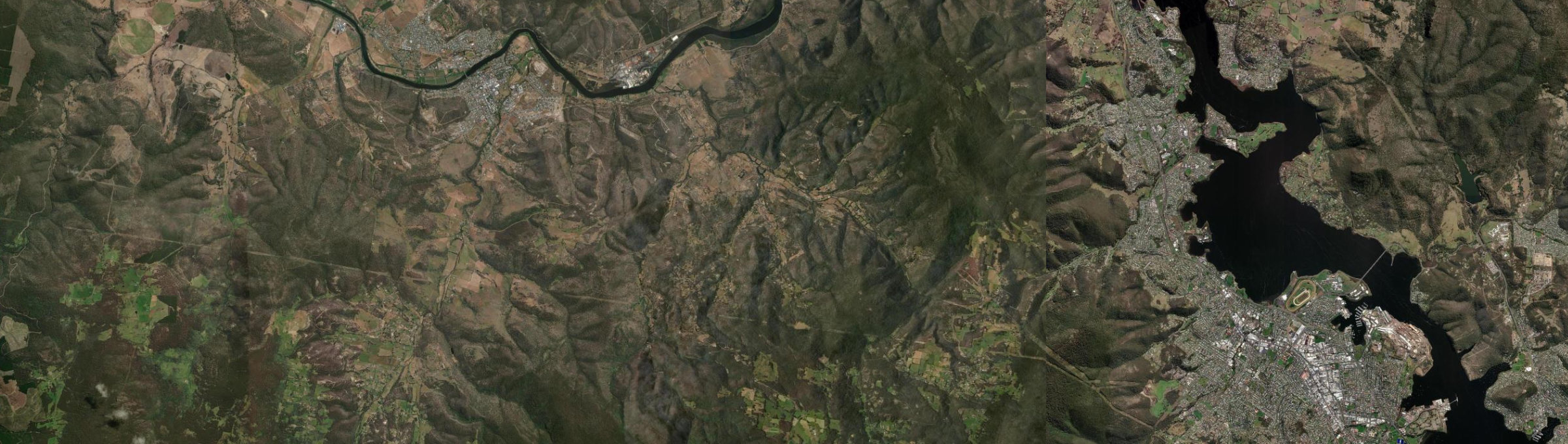 Aerial view of Molesworth (Tas.), TAS