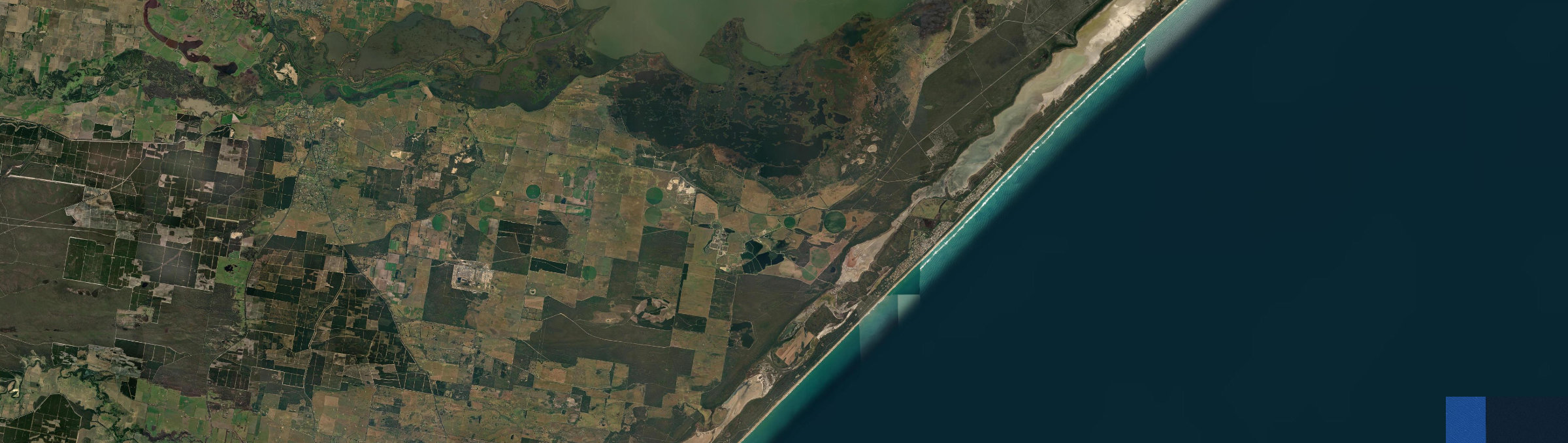 Aerial view of Dutson Downs, VIC