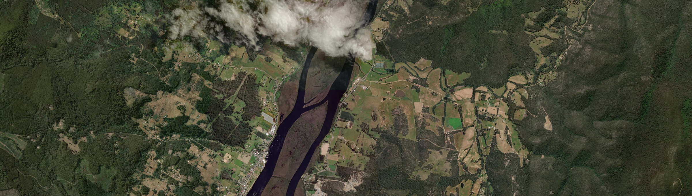 Aerial view of Woodstock (Tas.), TAS