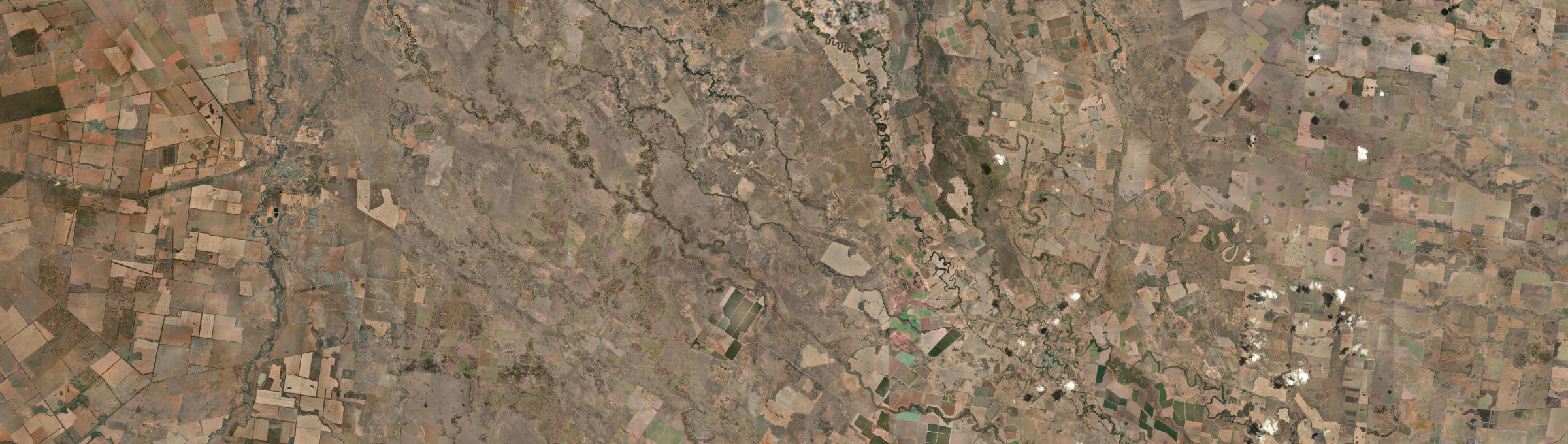 Aerial view of Eenaweena, NSW