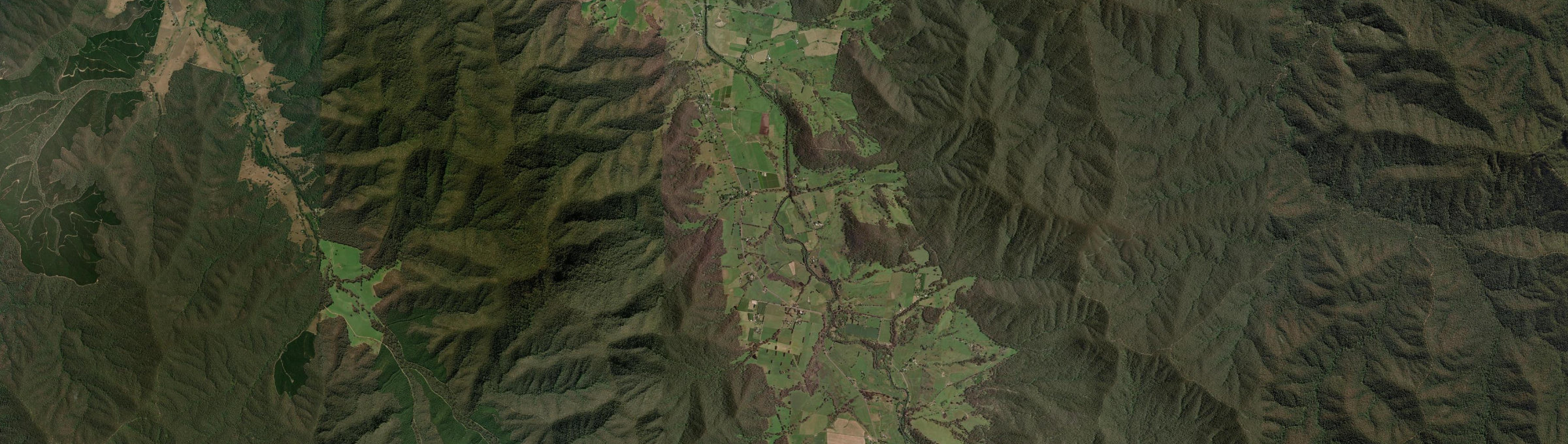 Aerial view of Coral Bank, VIC