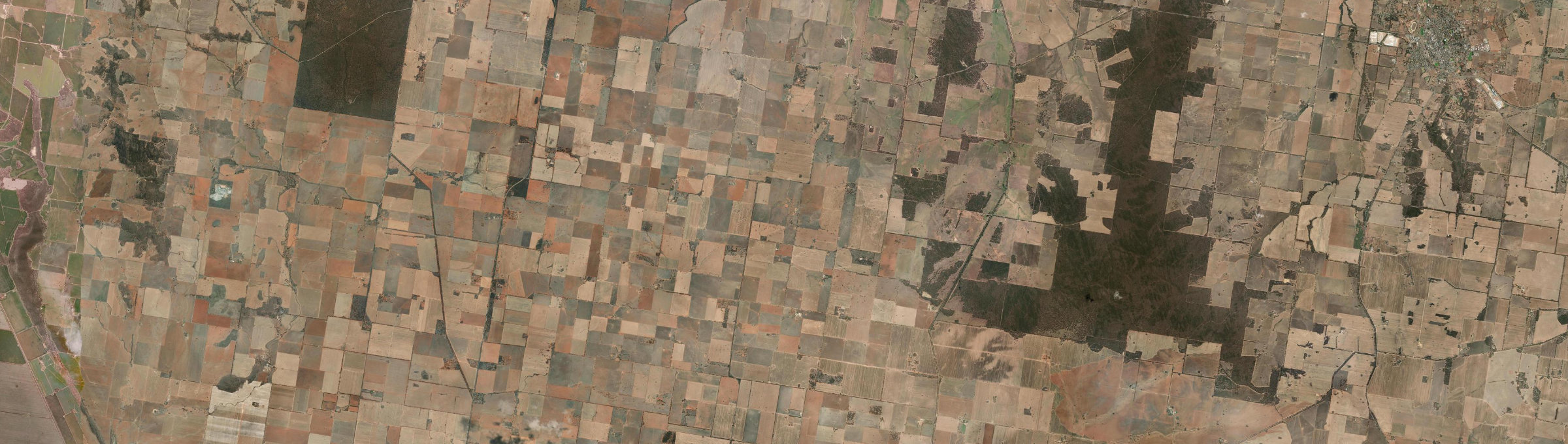 Aerial view of Bectric, NSW