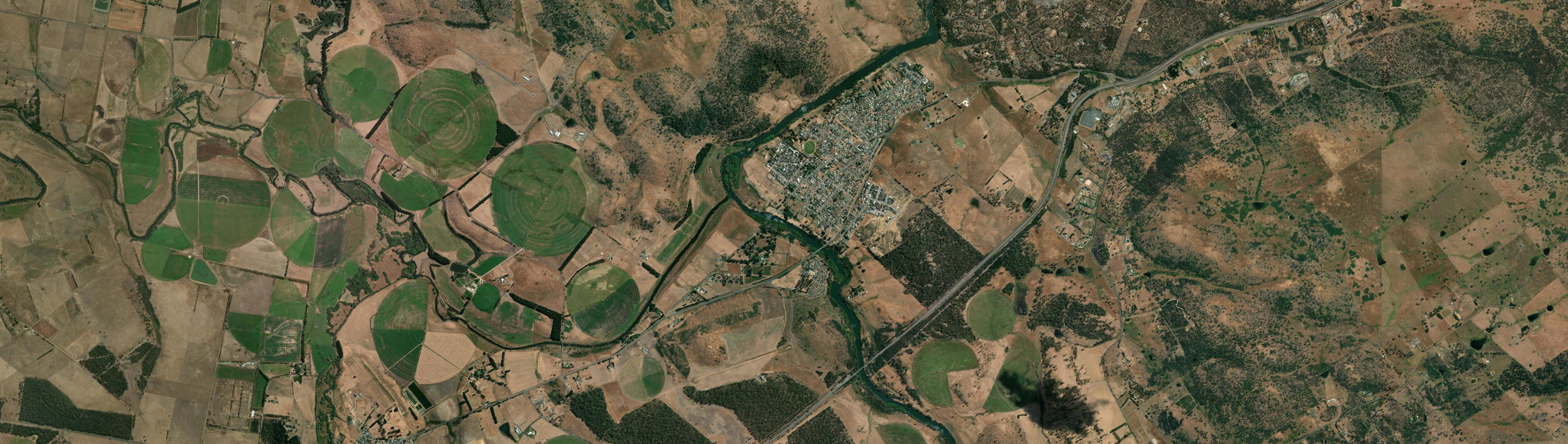 Aerial view of Hadspen, TAS