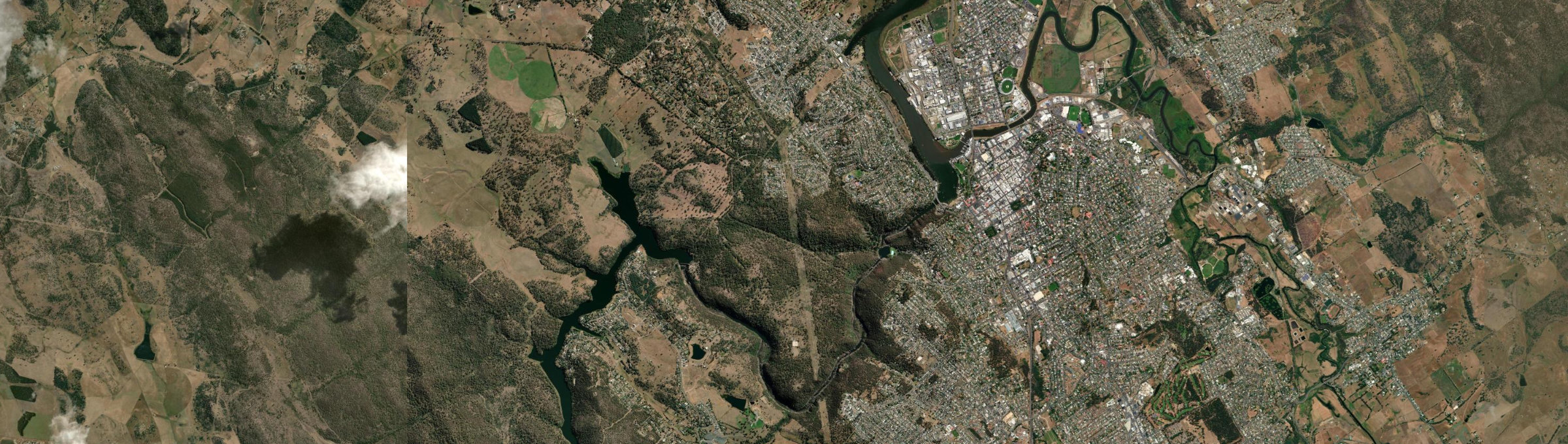 Aerial view of Trevallyn, TAS