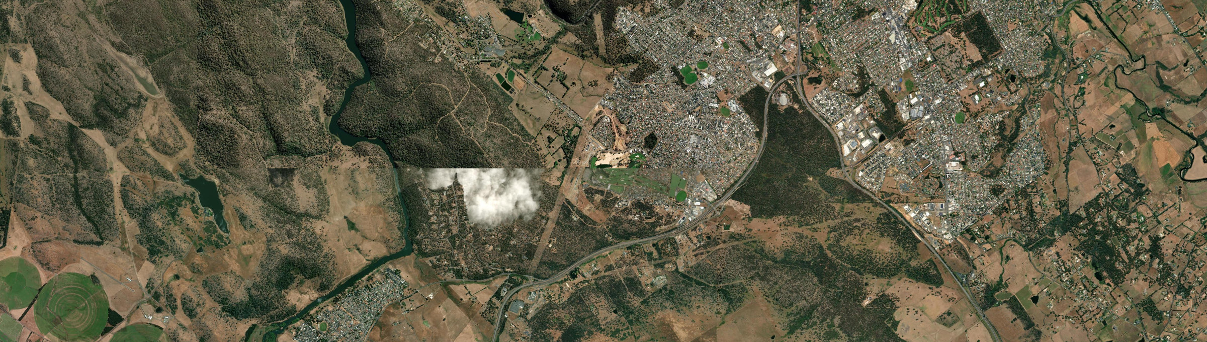 Aerial view of Prospect Vale, TAS