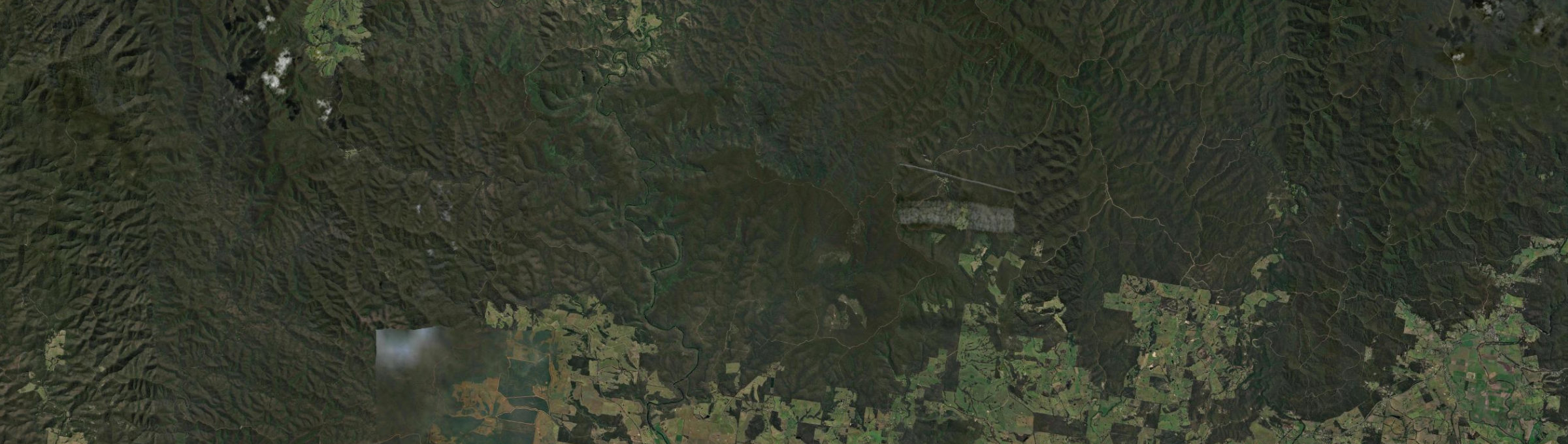 Aerial view of Merrijig (East Gippsland - Vic.), VIC