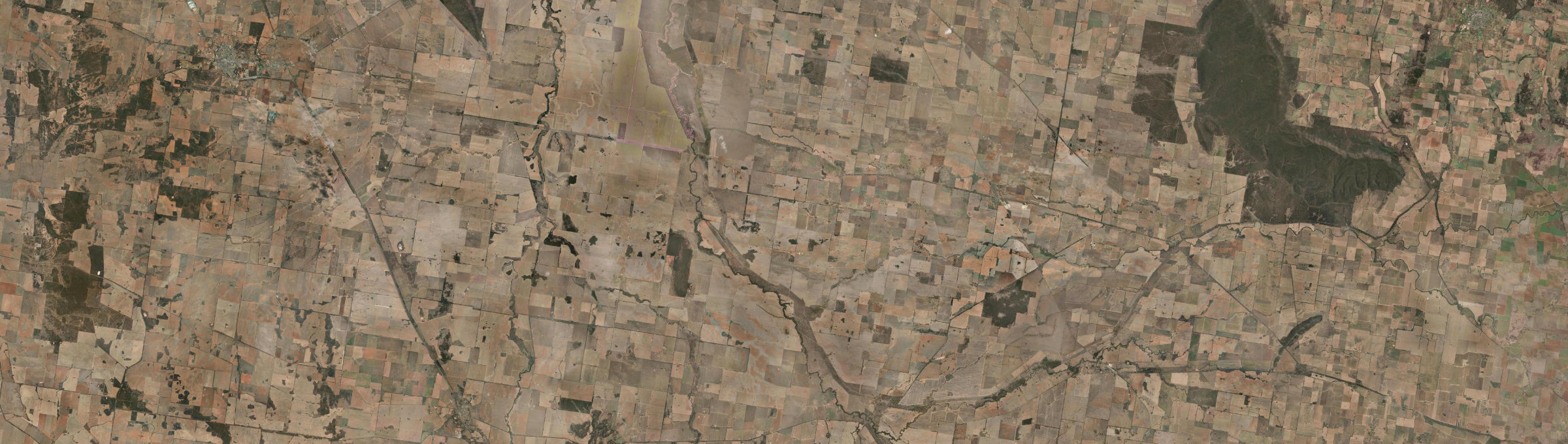 Aerial view of Bland, NSW