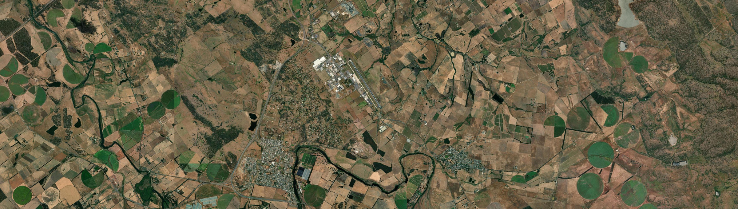 Aerial view of Western Junction, TAS