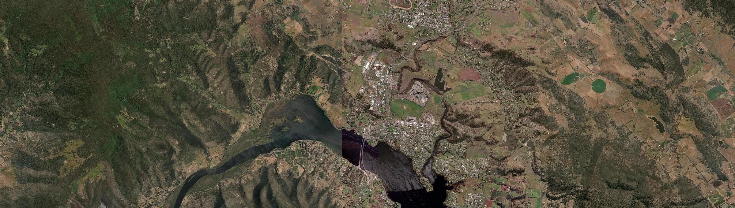 Aerial view of Bridgewater (Tas.), TAS