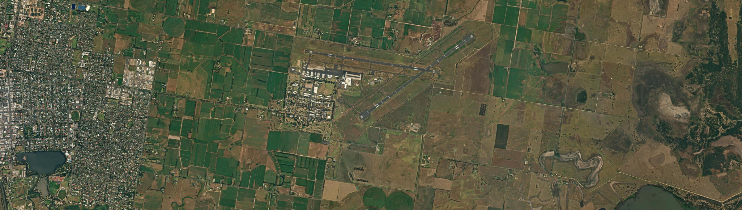 Aerial view of East Sale, VIC