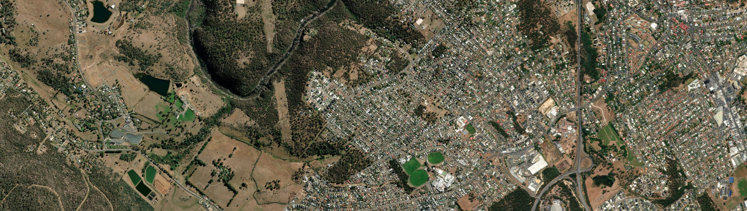 Aerial view of Summerhill, TAS