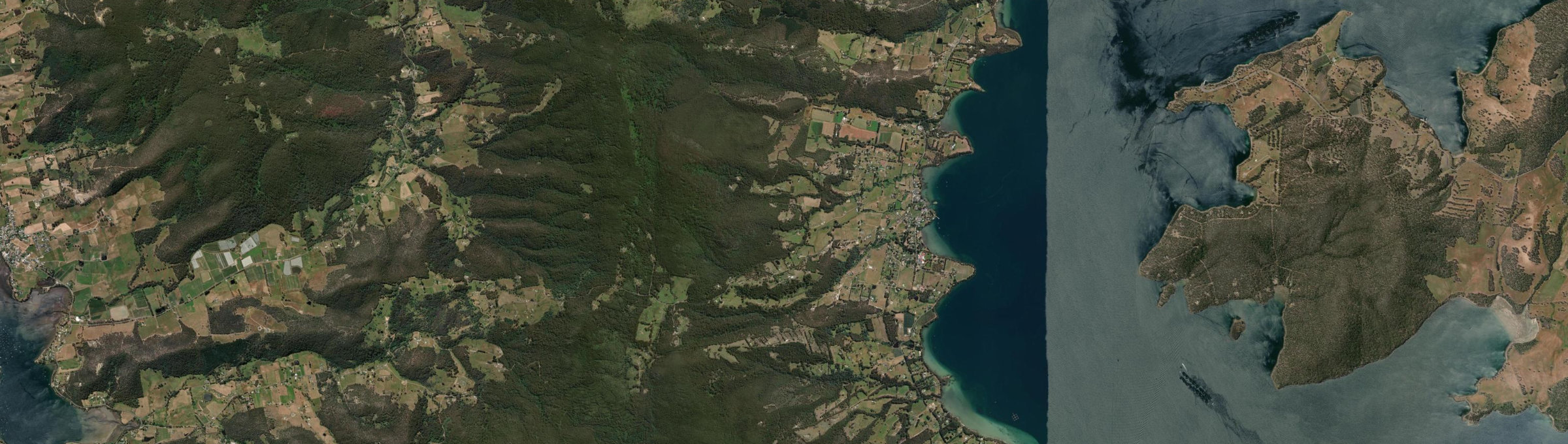 Aerial view of Woodbridge (Tas.), TAS