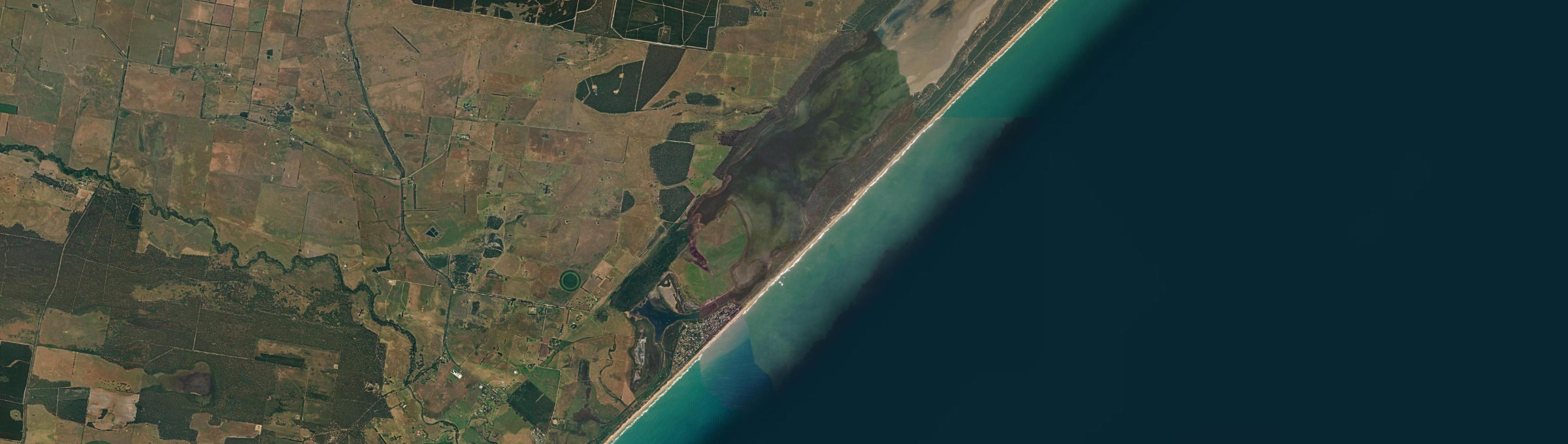 Aerial view of The Honeysuckles, VIC
