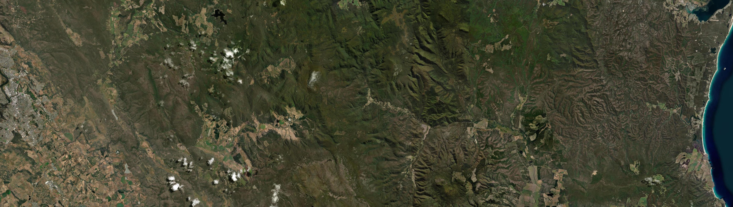Aerial view of Upper Esk, TAS