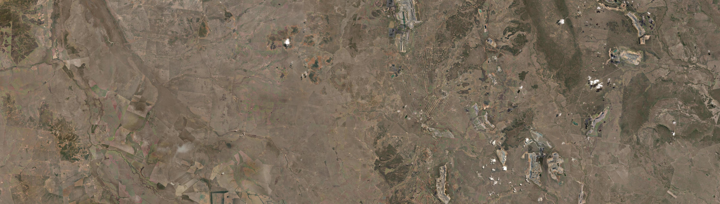 Aerial view of Moranbah, QLD