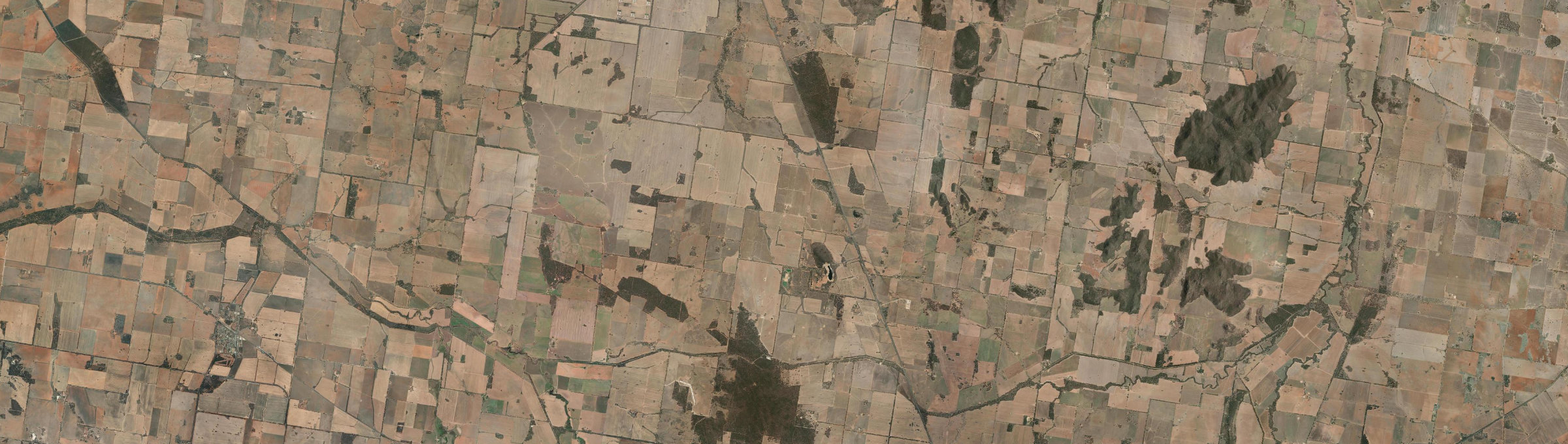 Aerial view of Gidginbung, NSW