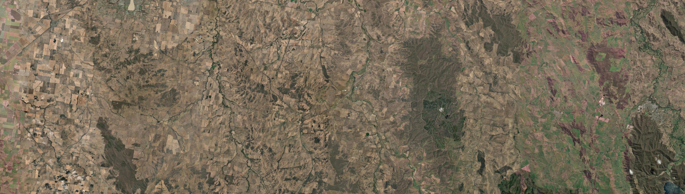 Aerial view of Tarcutta, NSW