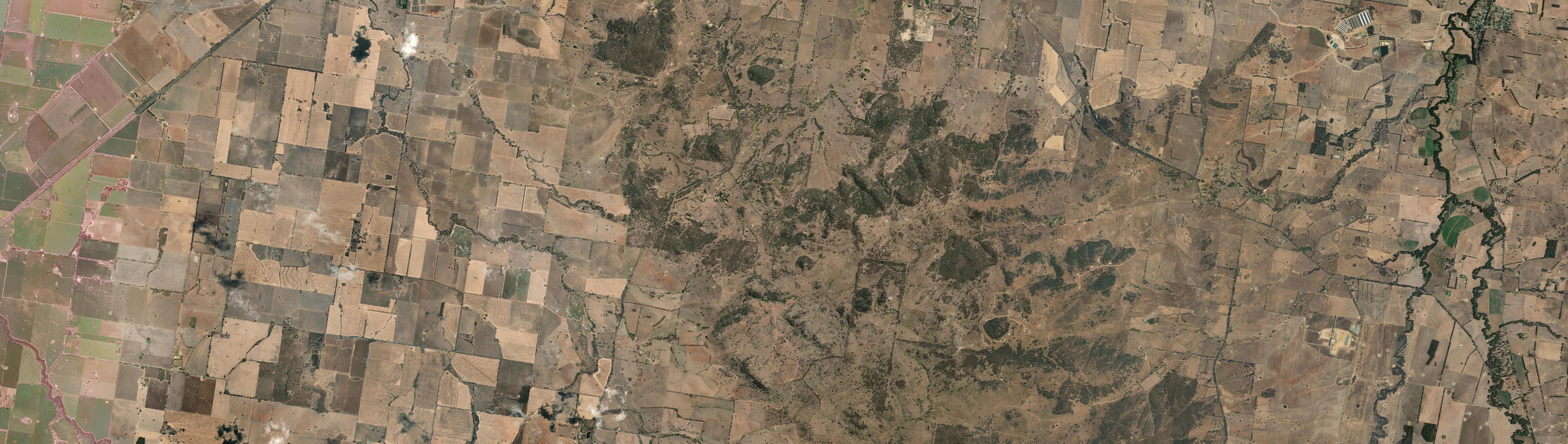 Aerial view of Gelston Park, NSW