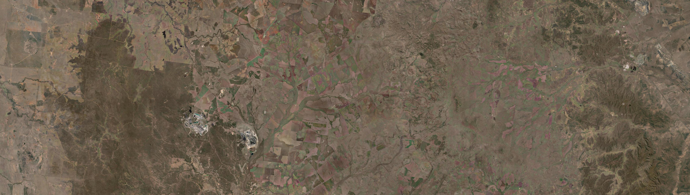 Aerial view of Wolfang, QLD