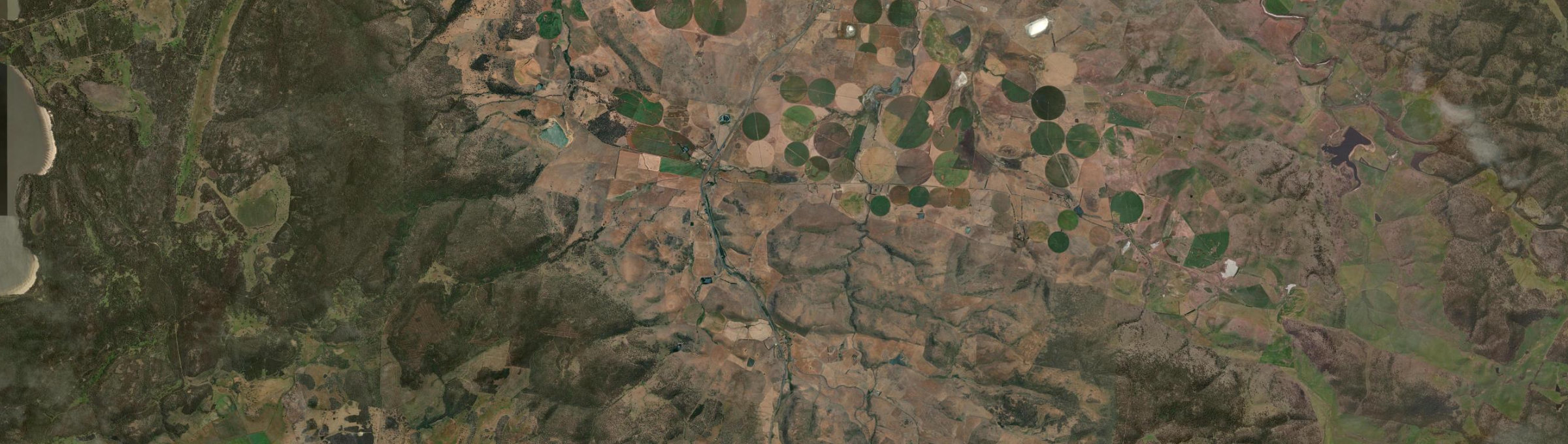 Aerial view of Woodbury (Tas.), TAS