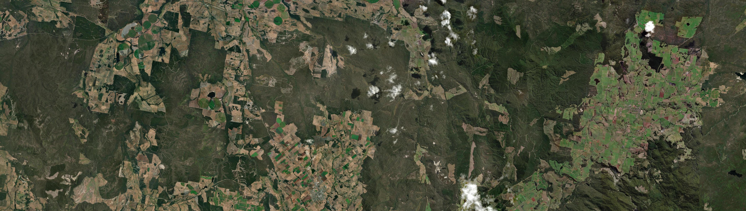 Aerial view of North Scottsdale, TAS