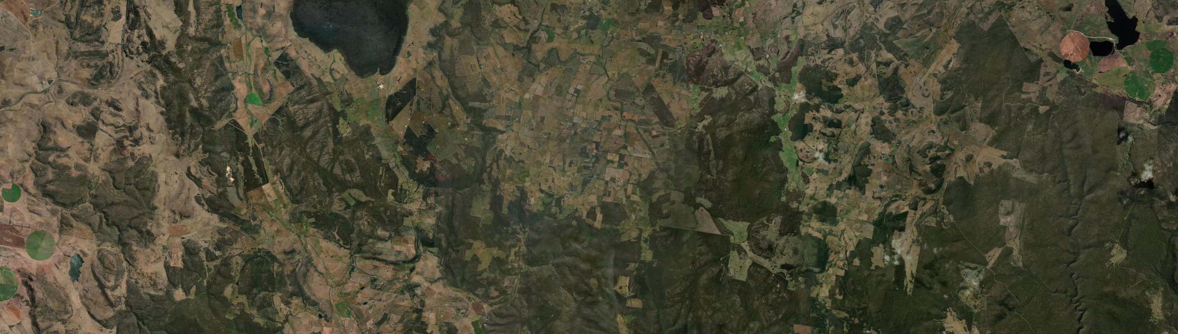 Aerial view of Tunnack, TAS