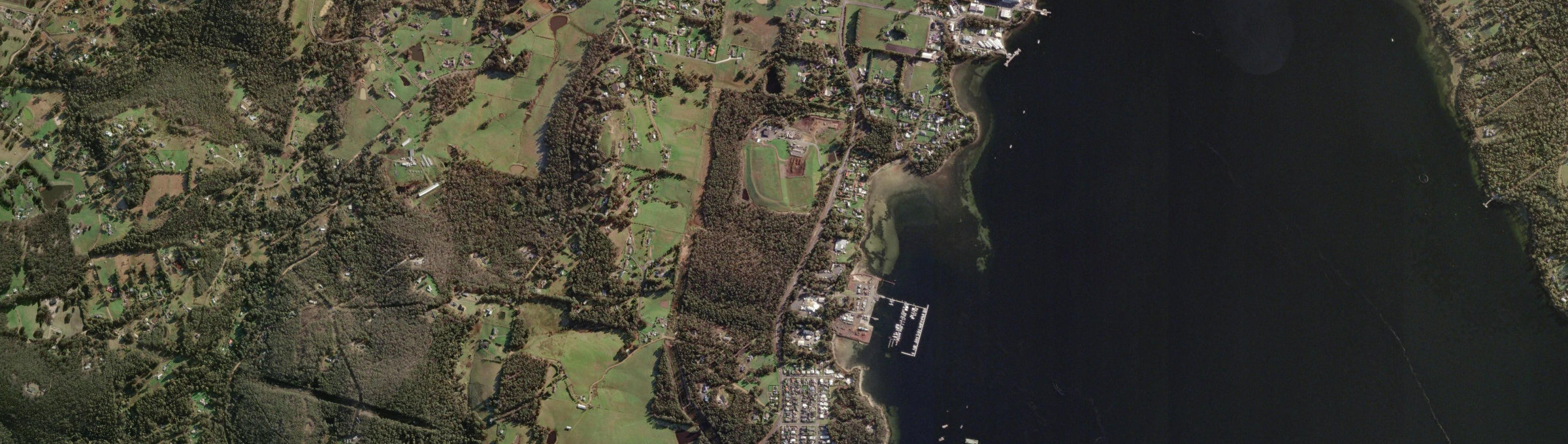Aerial view of Barretta, TAS