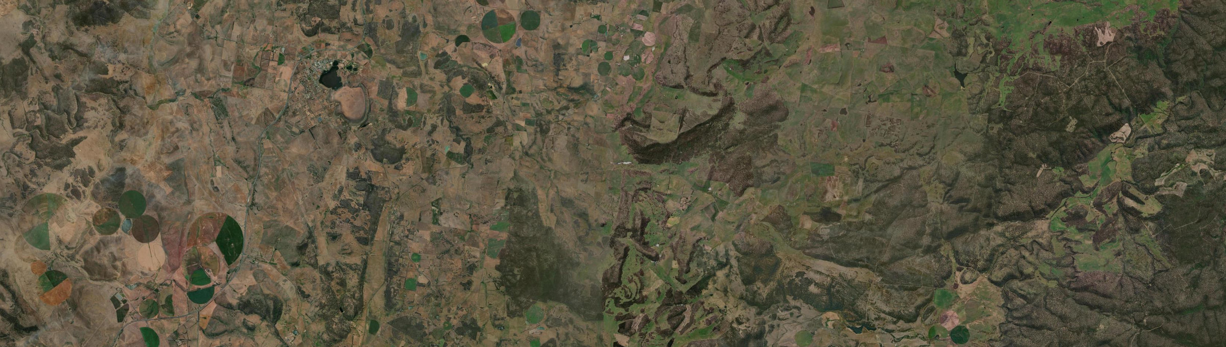Aerial view of Andover, TAS
