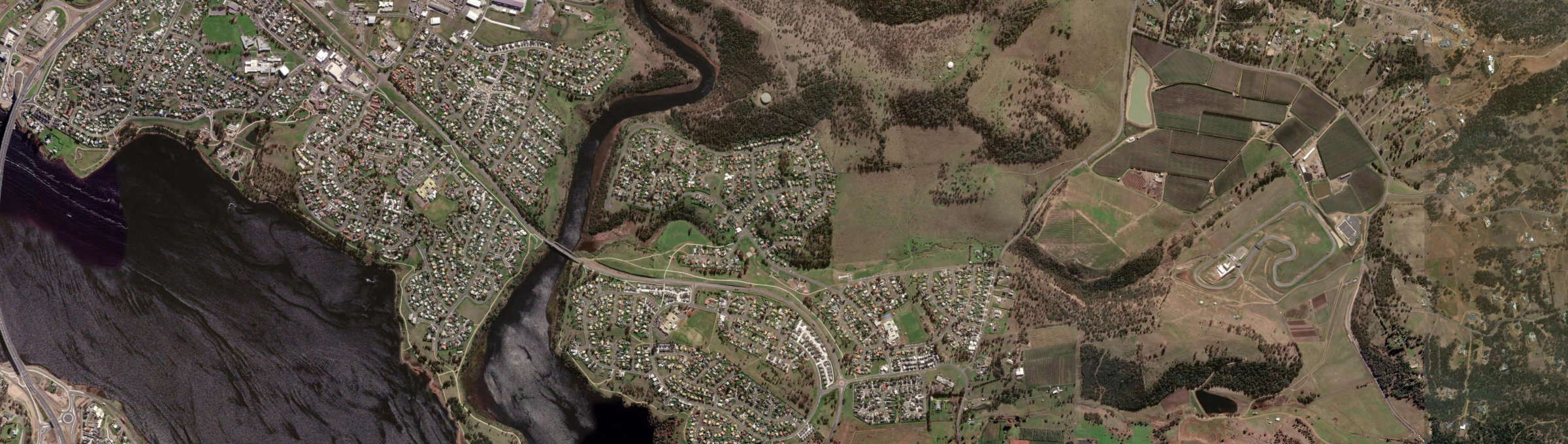 Aerial view of Gagebrook, TAS
