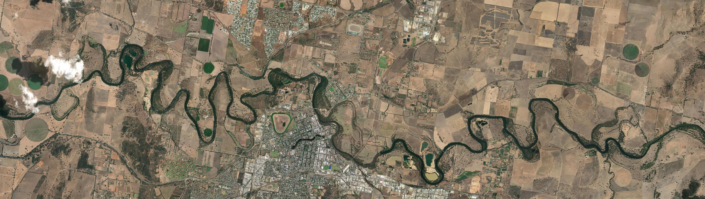 Aerial view of North Wagga Wagga, NSW