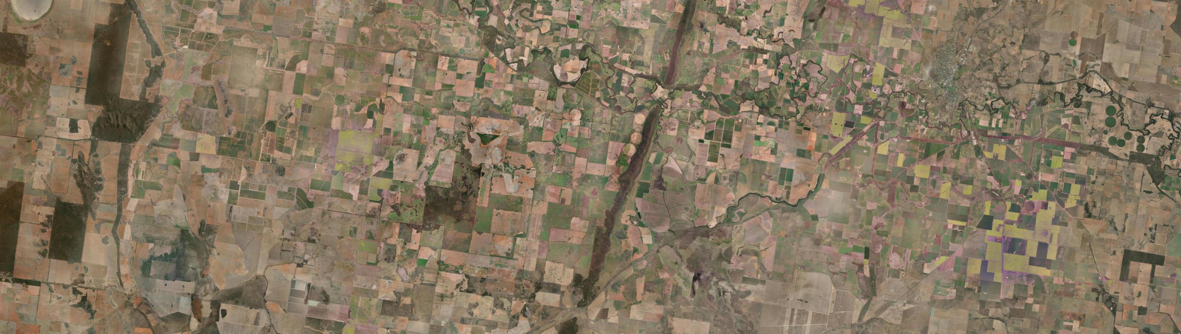 Aerial view of Jemalong, NSW